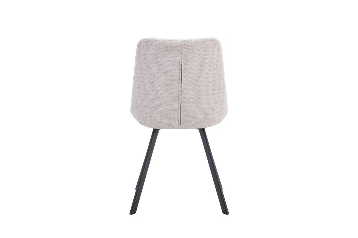 Chaise de salle à manger LUIZI Beige – 52 x 61,5 cm | TIKAYLA