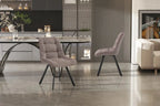 Chaise de salle à manger LUIZI Poivre – 52 x 61,5 cm | TIKAYLA