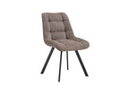 Chaise de salle à manger LUIZI Poivre – 52 x 61,5 cm | TIKAYLA