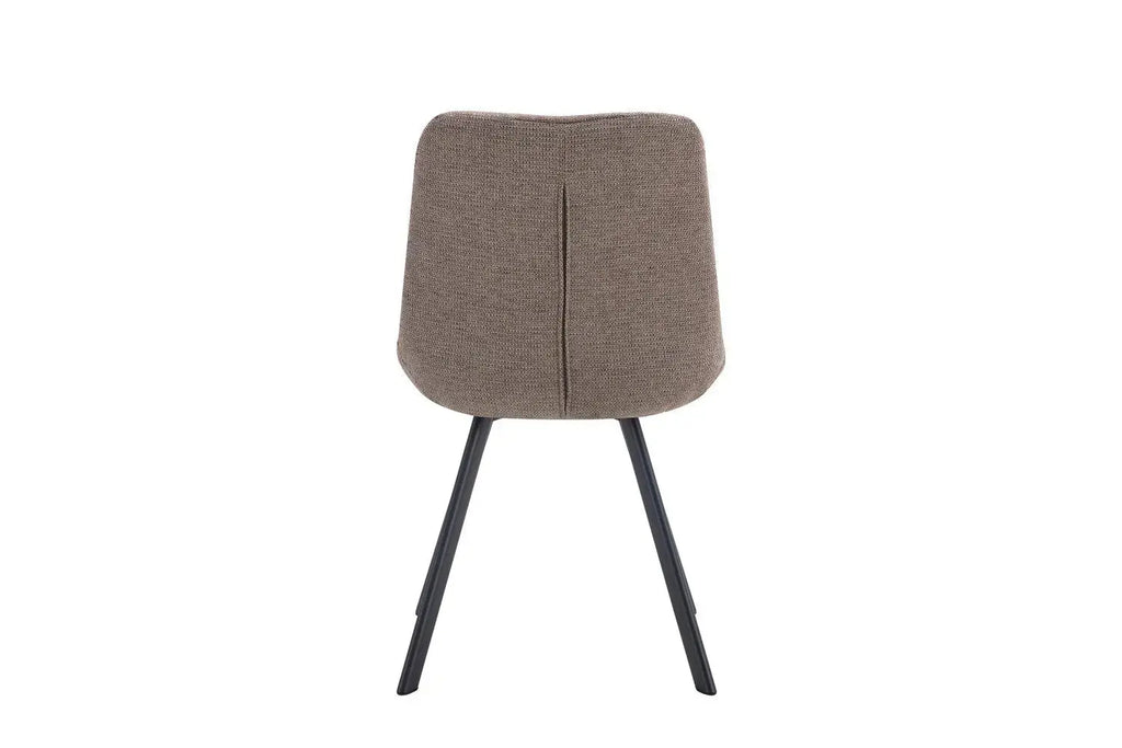Chaise de salle à manger LUIZI Poivre – 52 x 61,5 cm | TIKAYLA
