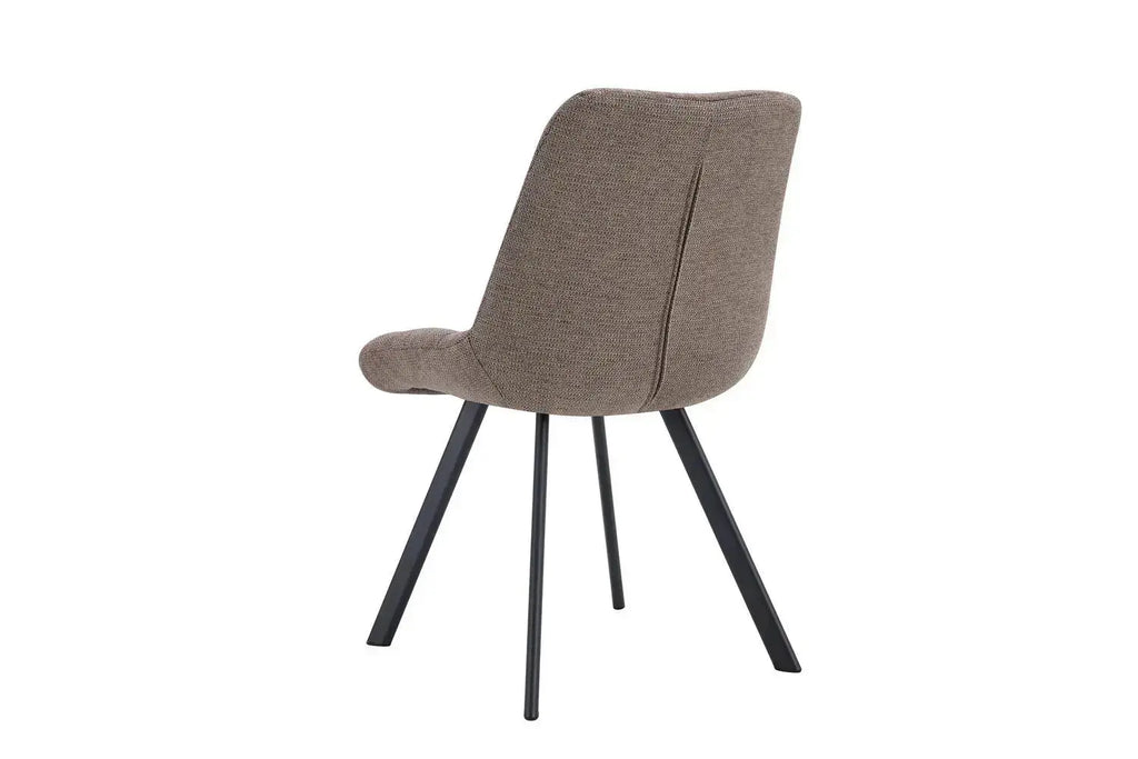 Chaise de salle à manger LUIZI Poivre – 52 x 61,5 cm | TIKAYLA
