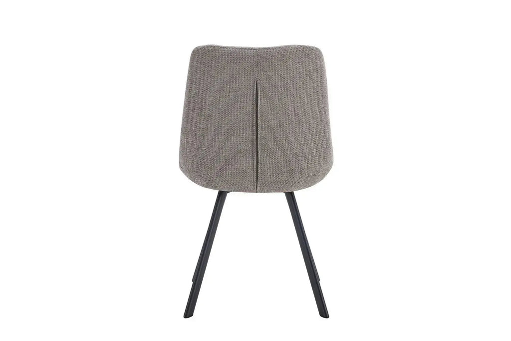 Chaise de salle à manger LUIZI Gris clair – 52 x 61,5 cm | TIKAYLA