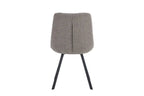 Chaise de salle à manger LUIZI Gris clair – 52 x 61,5 cm | TIKAYLA