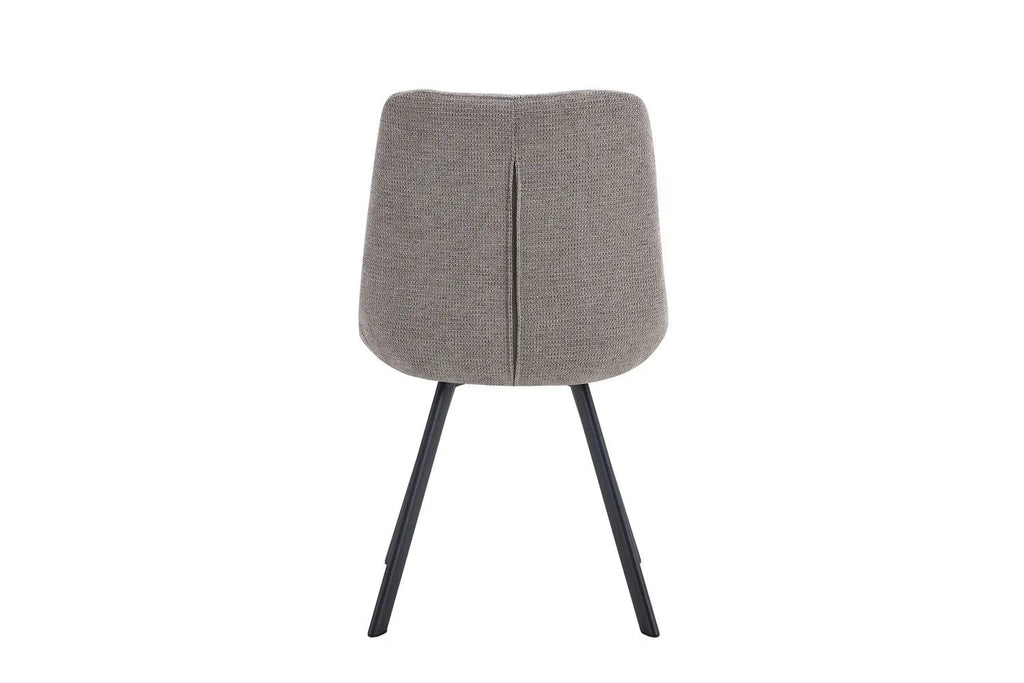 Chaise de salle à manger LUIZI Gris clair – 52 x 61,5 cm | TIKAYLA