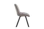 Chaise de salle à manger LUIZI Gris clair – 52 x 61,5 cm | TIKAYLA