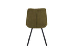 Chaise de salle à manger LUIZI Vert – 52 x 61,5 cm | TIKAYLA