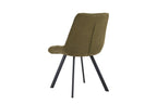 Chaise de salle à manger LUIZI Vert – 52 x 61,5 cm | TIKAYLA