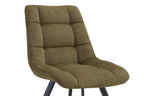 Chaise de salle à manger LUIZI Vert – 52 x 61,5 cm | TIKAYLA