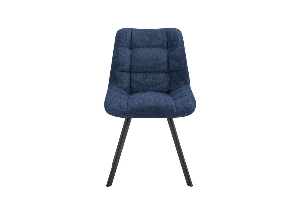 Chaise de salle à manger LUIZI Bleu – 52 x 61,5 cm | TIKAYLA
