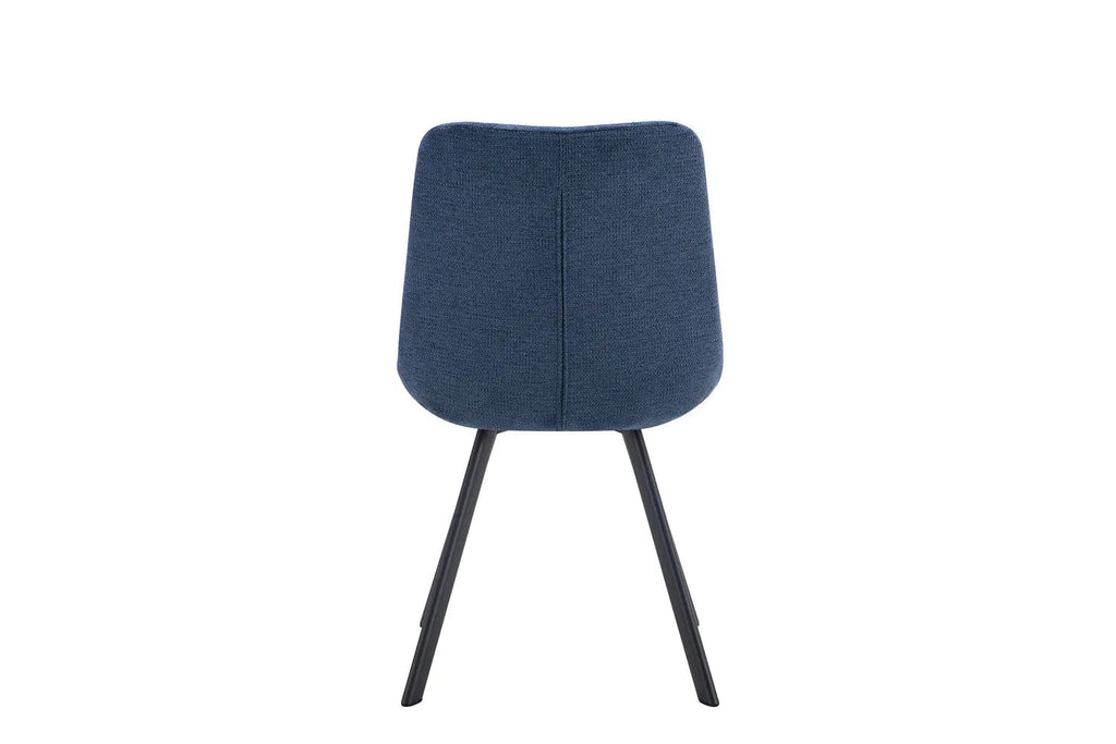 Chaise de salle à manger LUIZI Bleu – 52 x 61,5 cm | TIKAYLA