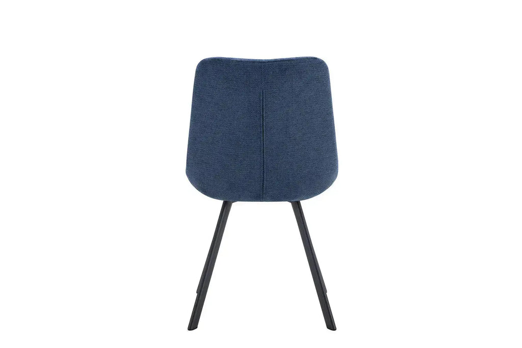 Chaise de salle à manger LUIZI Bleu – 52 x 61,5 cm | TIKAYLA