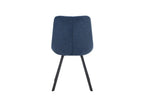 Chaise de salle à manger LUIZI Bleu – 52 x 61,5 cm | TIKAYLA