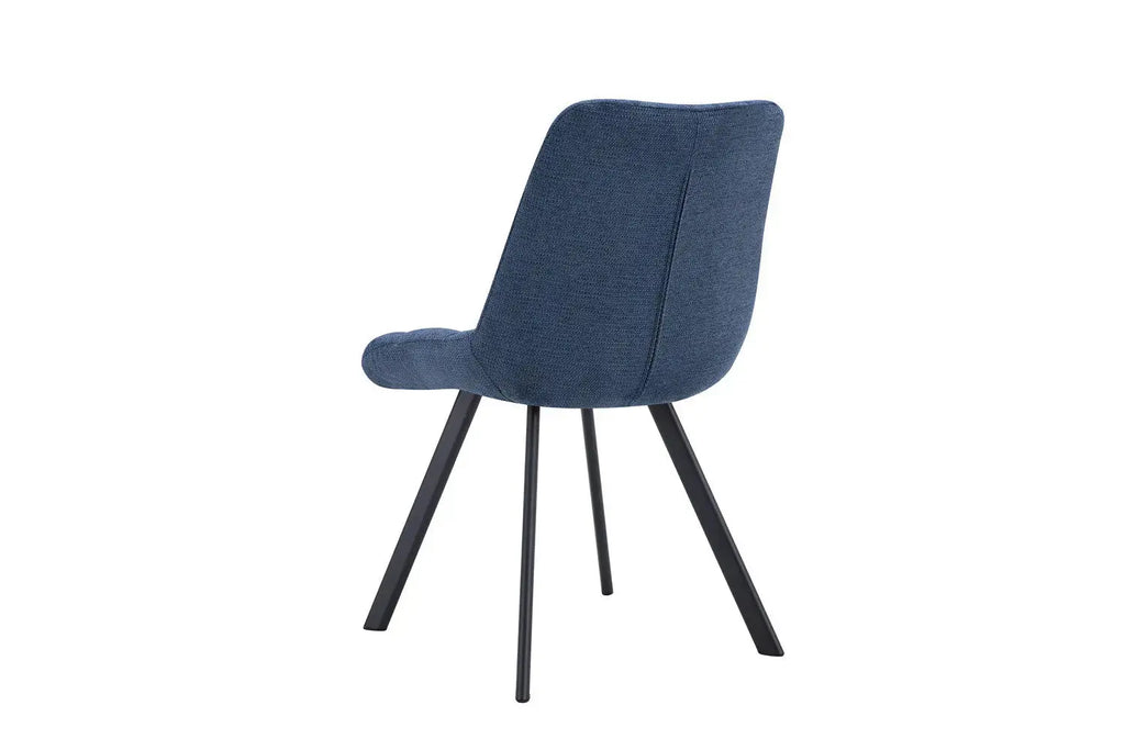 Chaise de salle à manger LUIZI Bleu – 52 x 61,5 cm | TIKAYLA