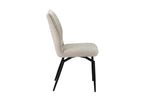 Chaise pivotante LYARA Écru tissu – 45,5 x 60 cm | TIKAYLA