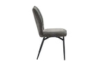 Chaise pivotante LYARA Gris tissu – 45,5 x 60 cm | TIKAYLA