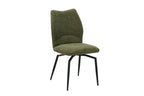 Chaise pivotante LYARA Vert tissu – 45,5 x 60 cm | TIKAYLA