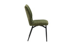 Chaise pivotante LYARA Vert tissu – 45,5 x 60 cm | TIKAYLA