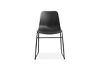 Chaise de salle à manger MARYA Noir polypropylène – 52 x 44 cm | TIKAYLA