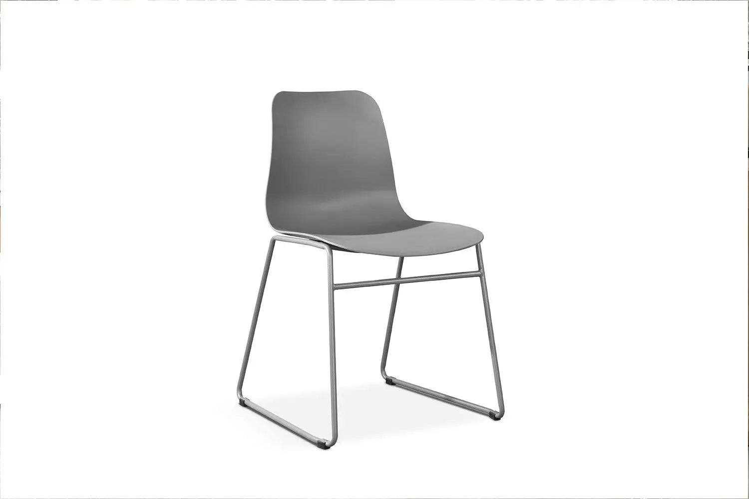 Chaise de salle à manger MARYA Gris polypropylène – 52 x 44 cm | TIKAYLA