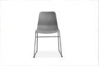Chaise de salle à manger MARYA Gris polypropylène – 52 x 44 cm | TIKAYLA