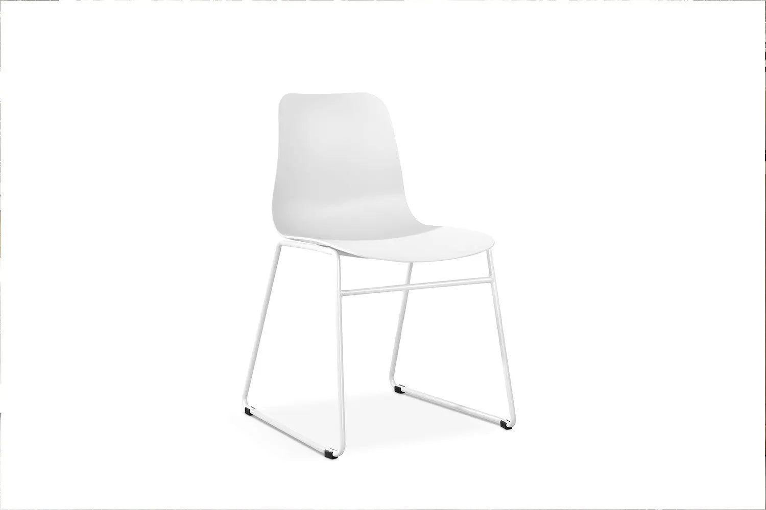 Chaise de salle à manger MARYA Blanc polypropylène – 52 x 44 cm | TIKAYLA