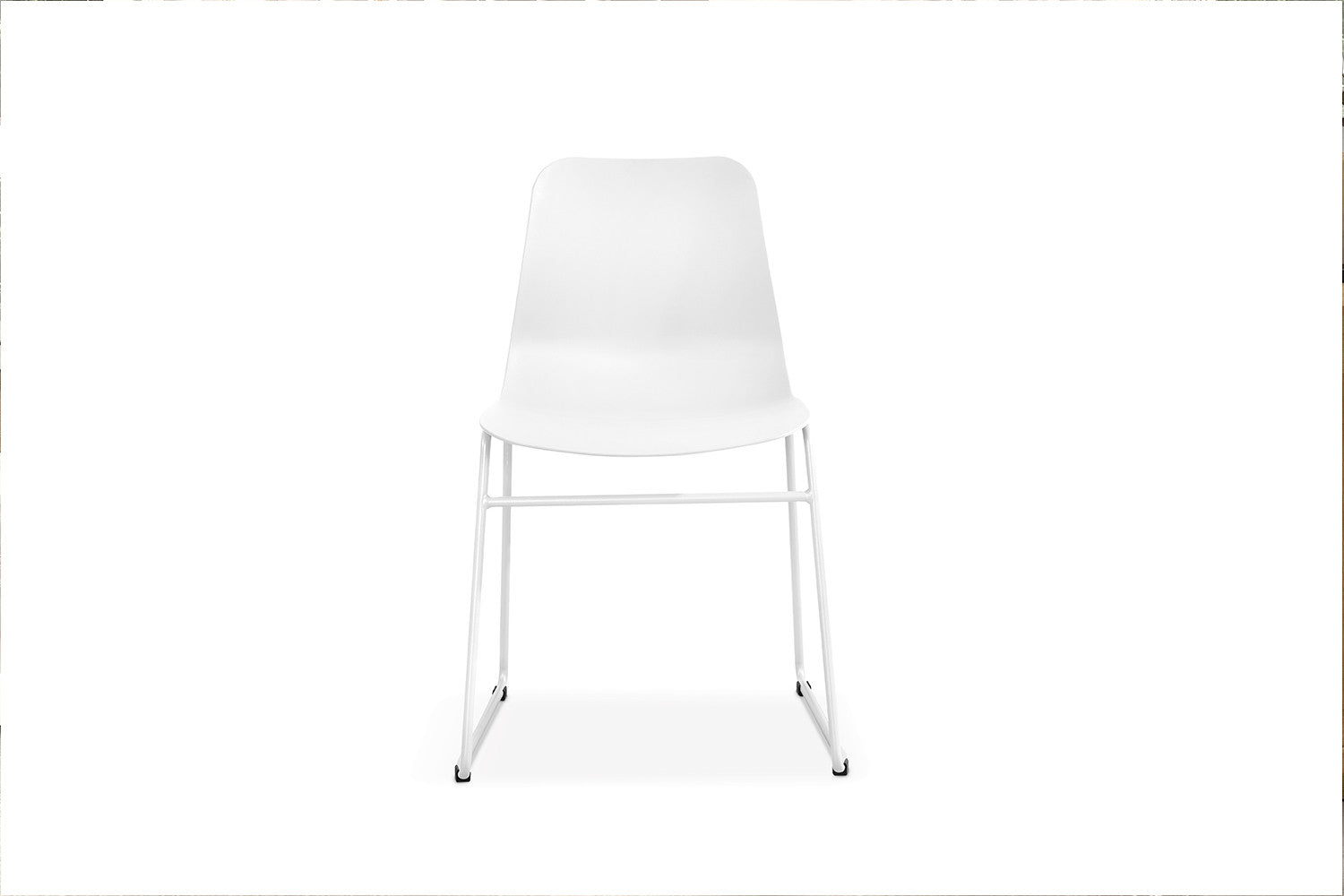 Chaise de salle à manger MARYA Blanc polypropylène – 52 x 44 cm | TIKAYLA
