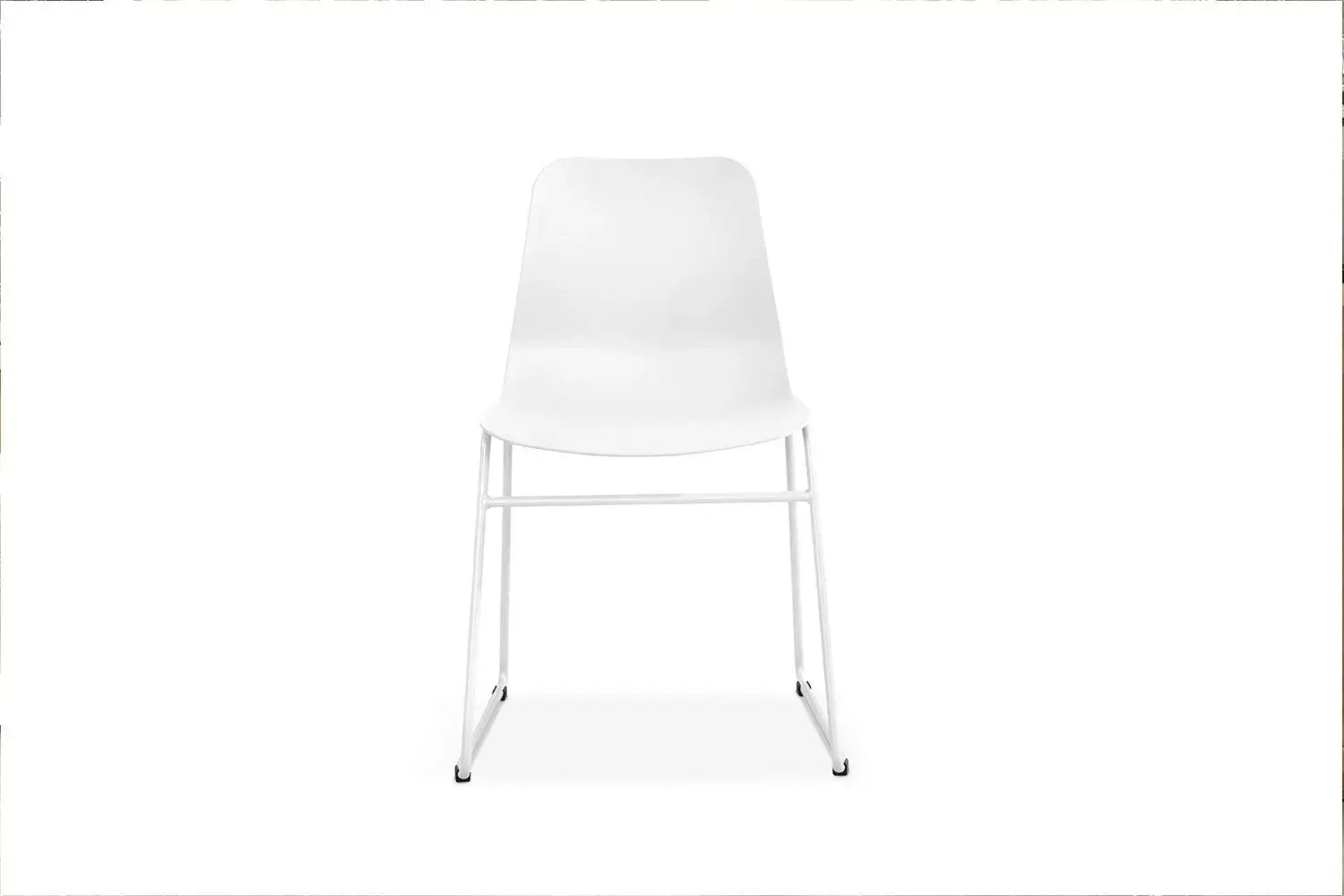 Chaise de salle à manger MARYA Blanc polypropylène – 52 x 44 cm | TIKAYLA