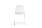 Chaise de salle à manger MARYA Blanc polypropylène – 52 x 44 cm | TIKAYLA
