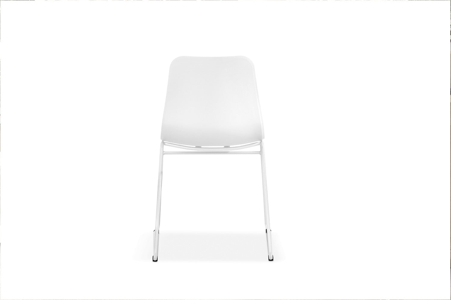Chaise de salle à manger MARYA Blanc polypropylène – 52 x 44 cm | TIKAYLA