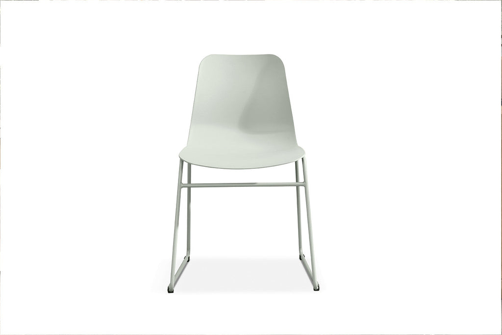 Chaise de salle à manger MARYA Gris vert polypropylène – 52 x 44 cm | TIKAYLA