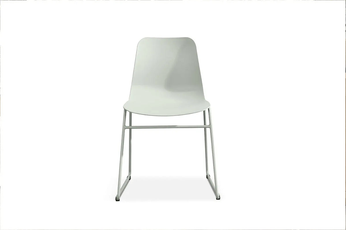 Chaise de salle à manger MARYA Gris vert polypropylène – 52 x 44 cm | TIKAYLA