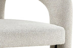 Chaise de salle à manger BEJAYA Beige avec accoudoirs – 63 x 62 cm | TIKAYLA