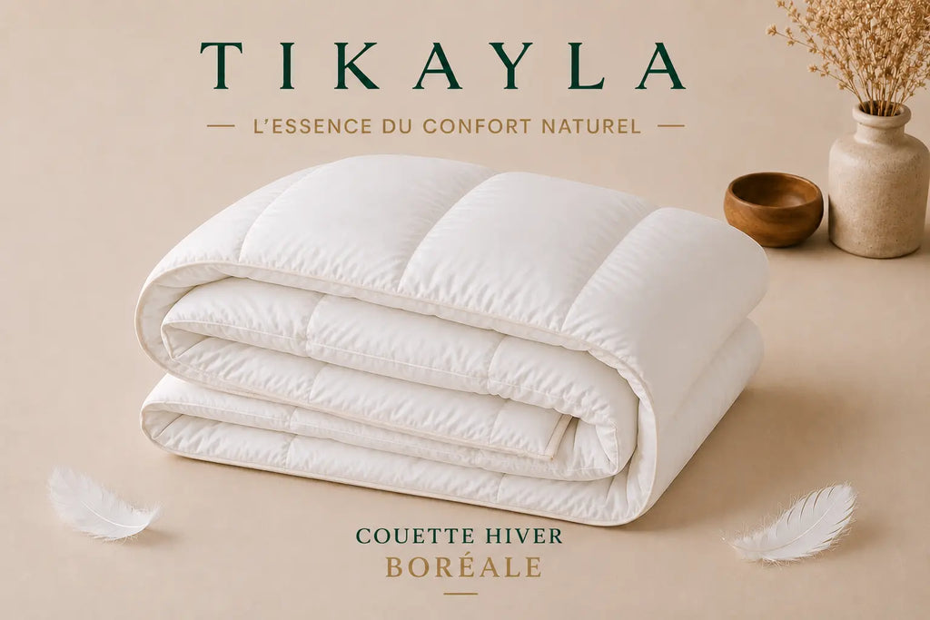Couette hiver BORÉALE 300 g/m² – duvet de canard français TIKAYLA