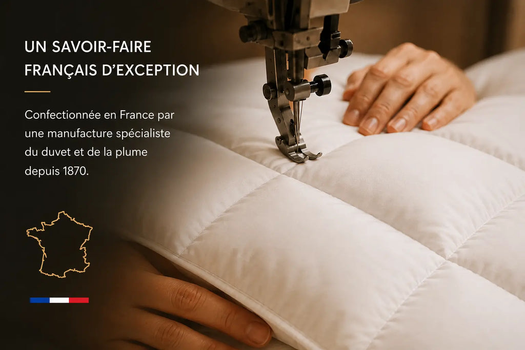Couette hiver BORÉALE 300 g/m² – duvet de canard français TIKAYLA