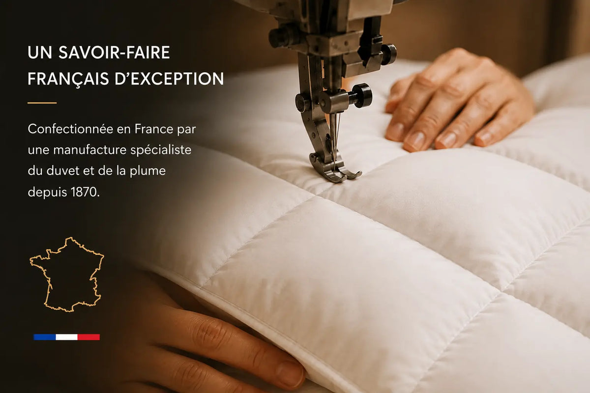 Couette hiver BORÉALE 300 g/m² – duvet de canard français TIKAYLA