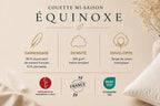 Couette mi-saison ÉQUINOXE 230 g/m² – duvet de canard français TIKAYLA