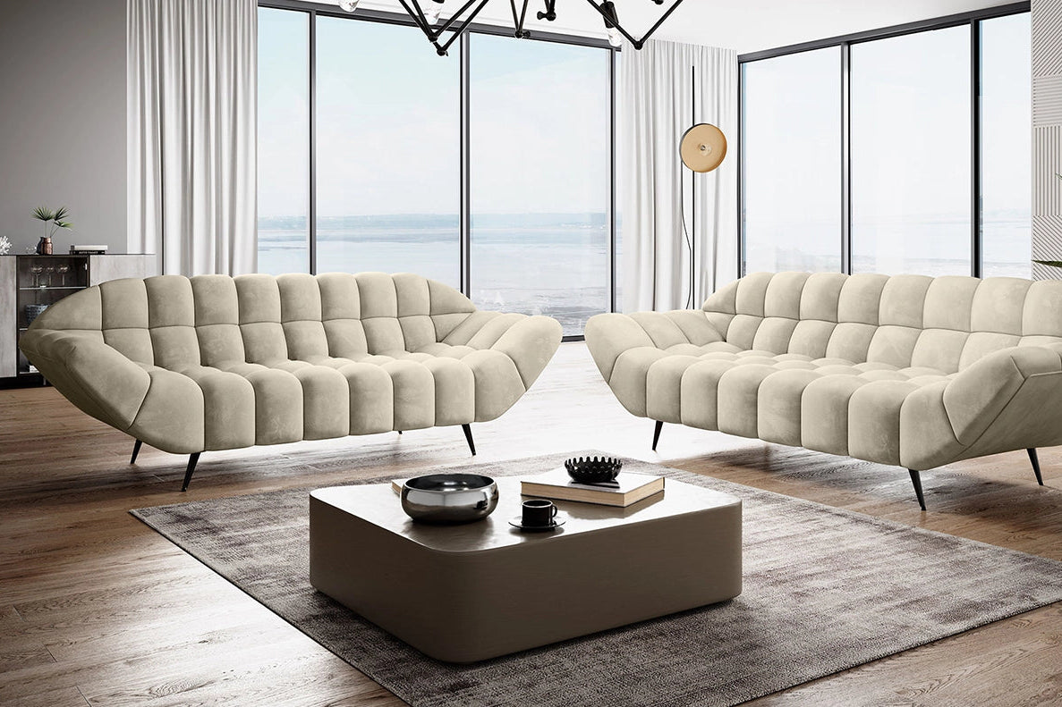 Ensemble Canapé 2 places + 3 places SIERRA - 200 x 94 cm et 220 x 94
