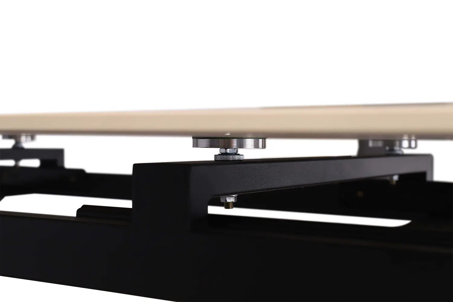 HIRA - Table à Manger Extensible Rectangulaire Plateau en Pierre - 160 à 240 cm - Blanc ROUSSEAU