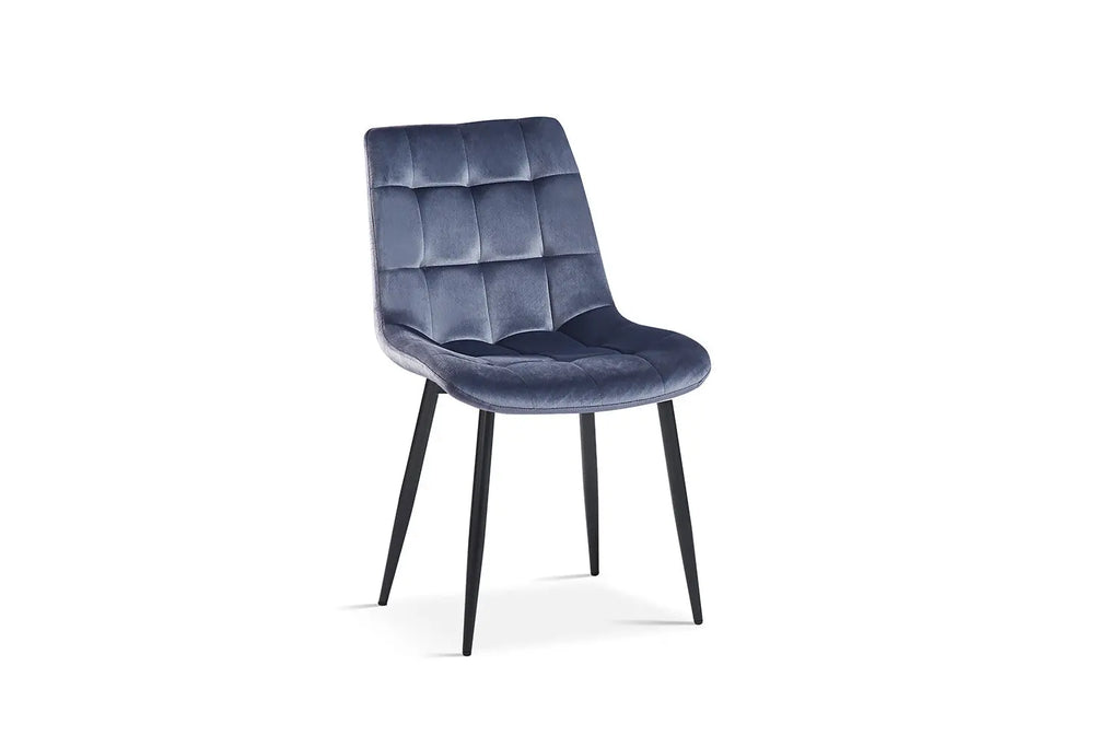 JULIA - Chaise de Salle à Manger - 50 x 59 cm - Gris foncé ROUSSEAU