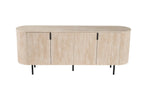 LYANE - Buffet Effet Travertin Beige - 200 cm ROUSSEAU