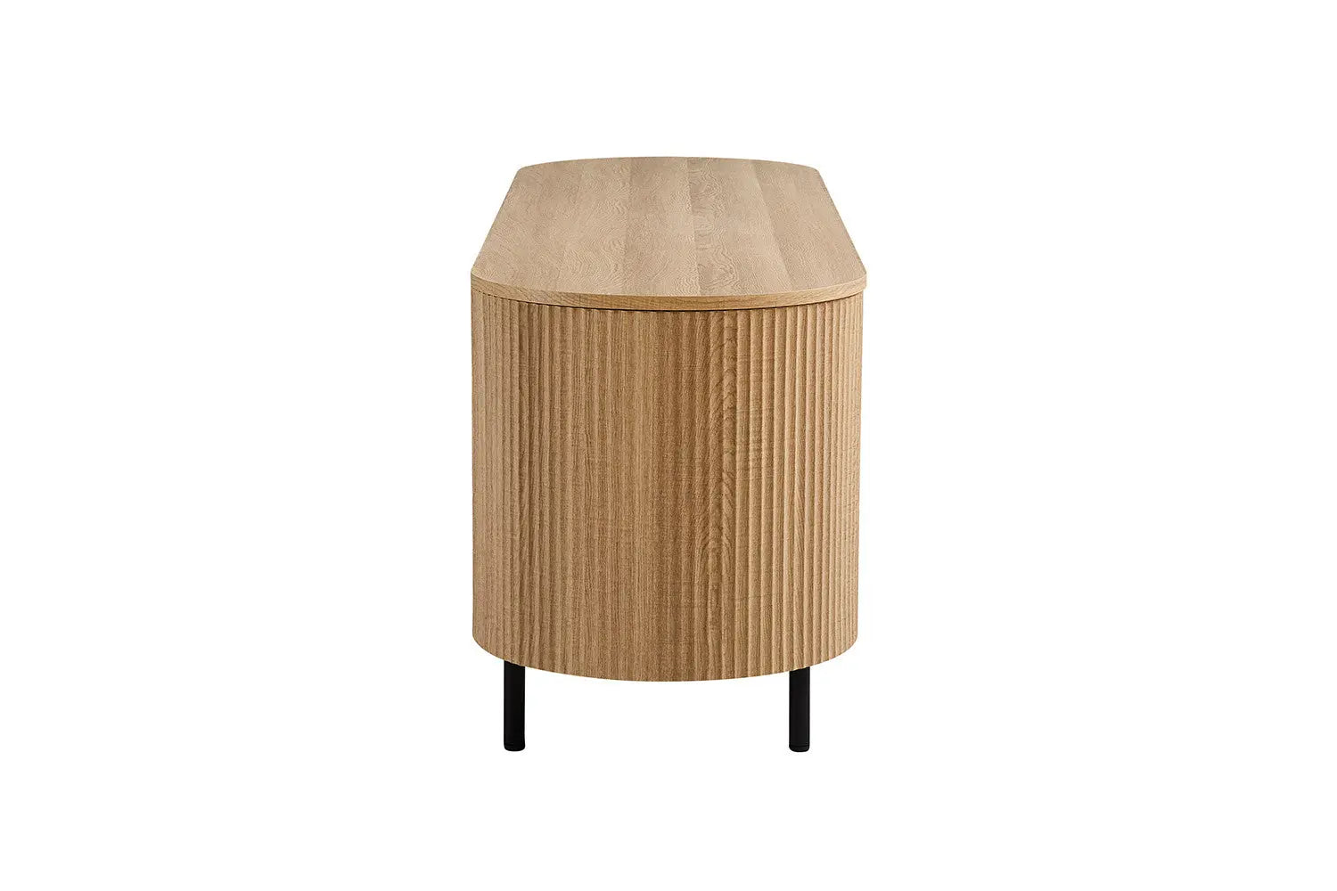 LYANE - Meuble TV - 160 cm - Effet Chêne Naturel ROUSSEAU