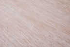 Table à manger ovale LYANE effet travertin beige - 200 cm - ROUSSEAU