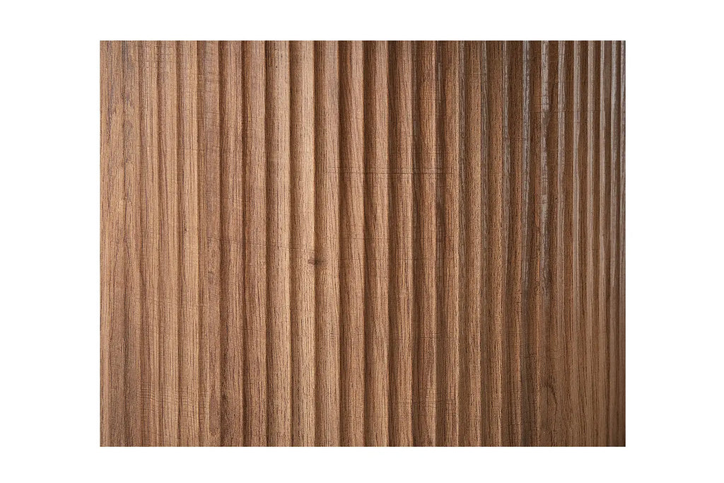 LYANE - Table à Manger Ronde - 120 cm - Effet Chêne Vieilli ROUSSEAU