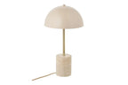 Lampe de table en marbre beige SHEFFIELD - H : 45 cm - HOUSE NORDIC