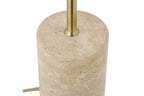 Lampe de table en marbre beige SHEFFIELD - H : 45 cm - HOUSE NORDIC
