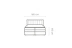 Lit Coffre Box Spring PALERMO 160x200 - WERSAL