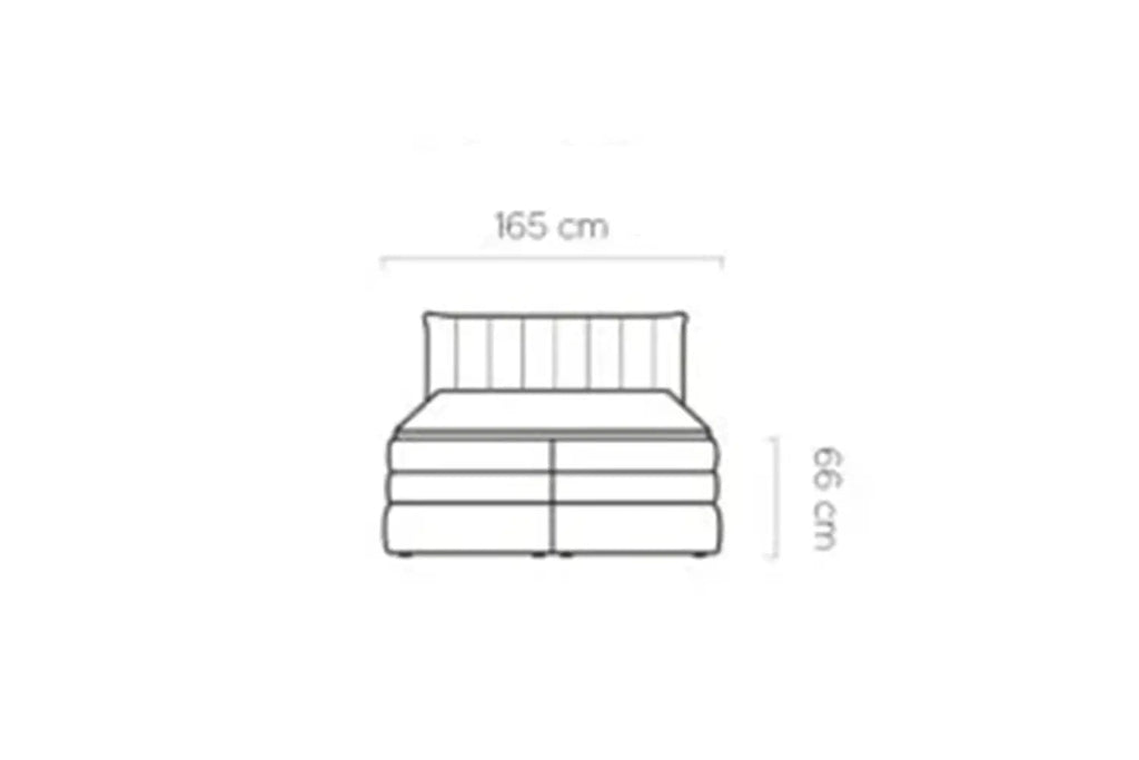 Lit Coffre Box Spring PALERMO 140x200 - WERSAL