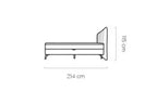 Lit Coffre avec Tête de Lit et Matelas Intégré SIENA - WERSAL