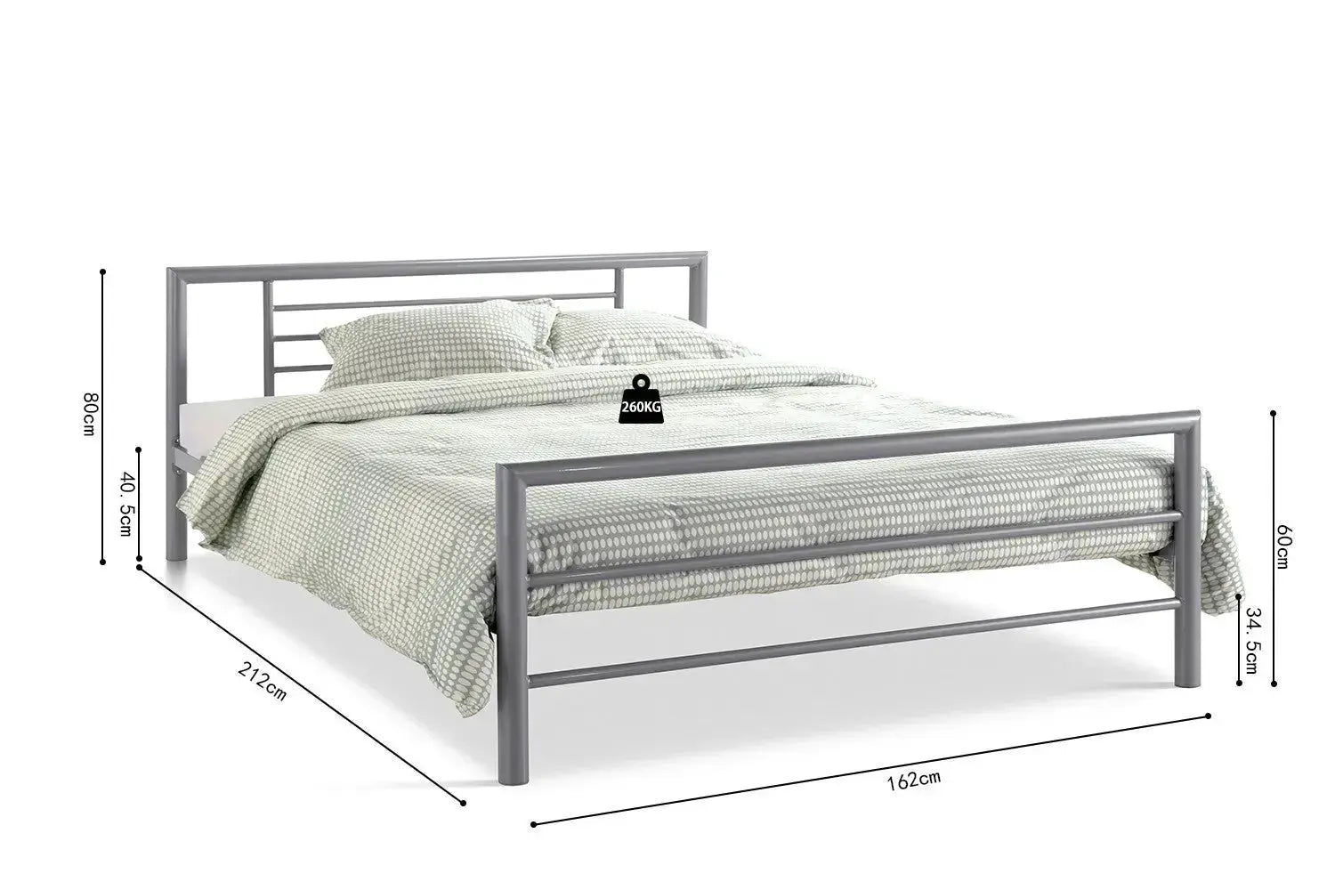 Lit SANDRO 160x200 vue complète