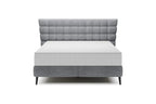 Lit VESUVIO tissu, hauteur de plateforme 65 cm